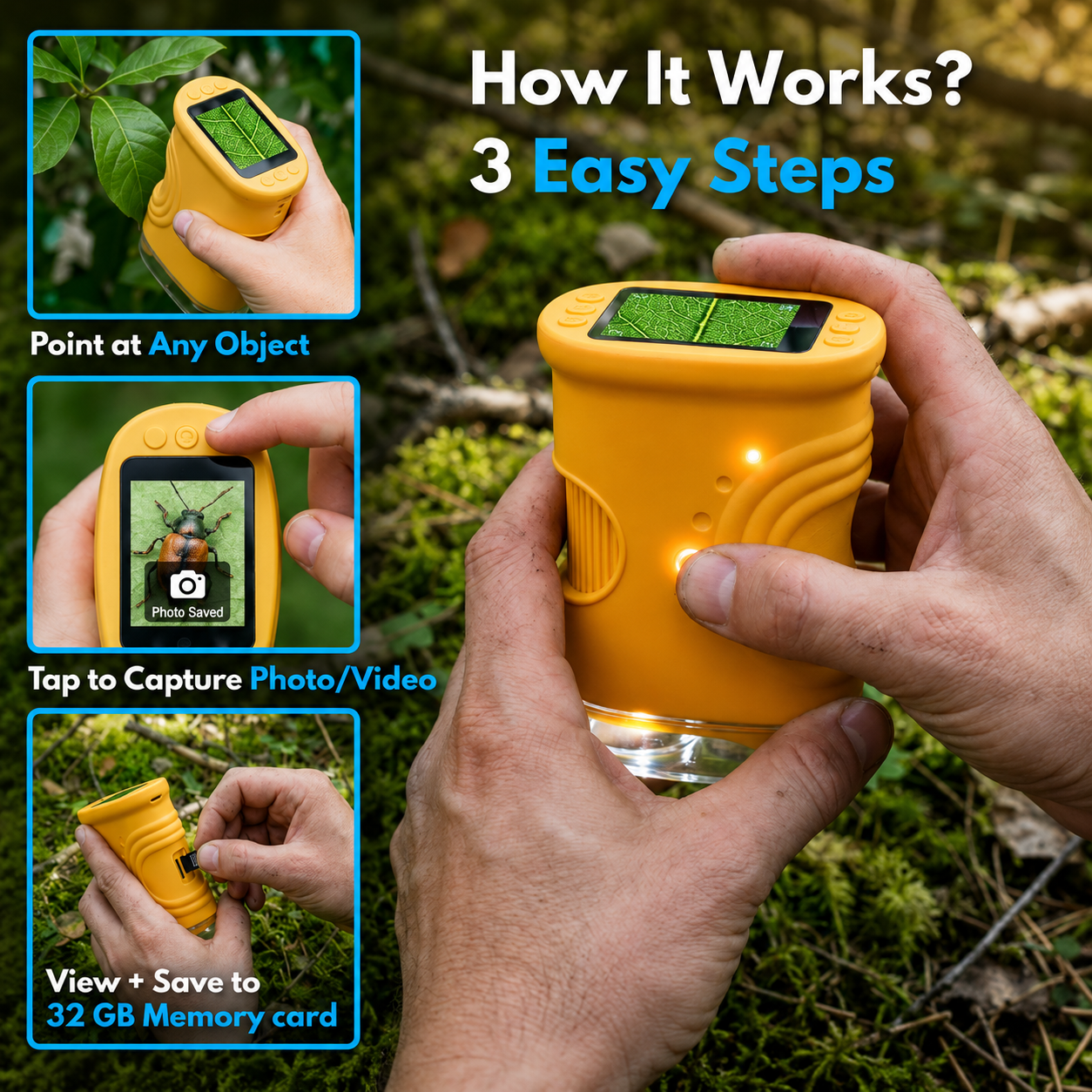 Curious Scope™ – 4K Discovery Microscope for Kids photo 2